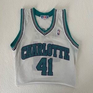Charlotte Hornets cropped jersey